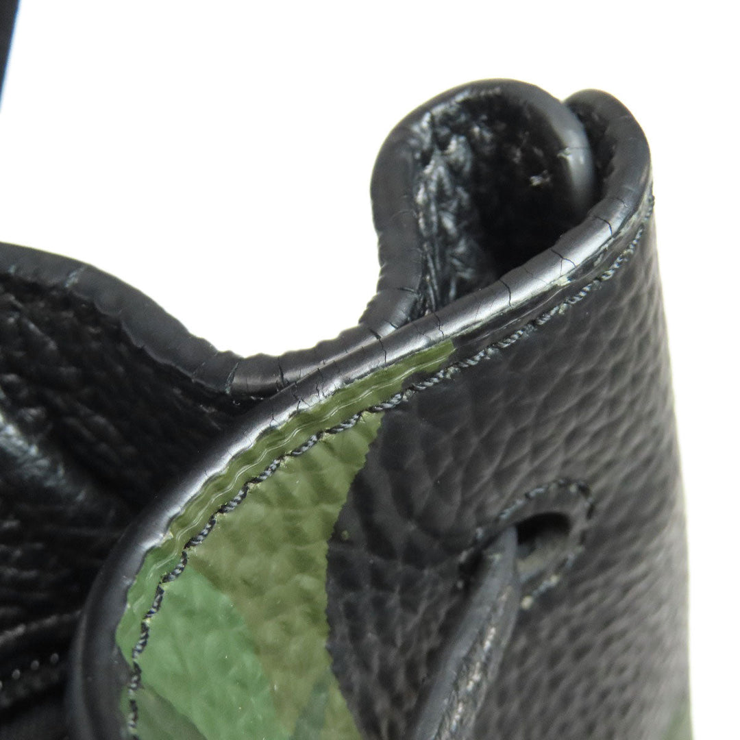 COACH Backpack 72000 leather green camouflage