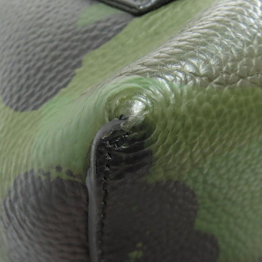 COACH Backpack 72000 leather green camouflage