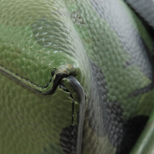 COACH Backpack 72000 leather green camouflage