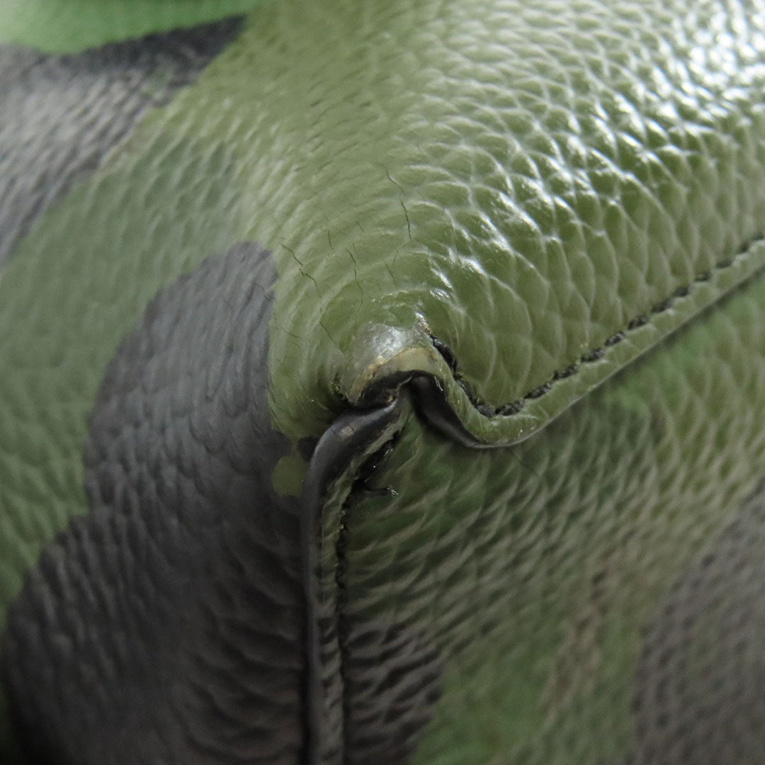 COACH Backpack 72000 leather green camouflage