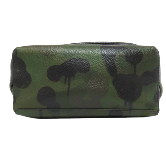 COACH Backpack 72000 leather green camouflage