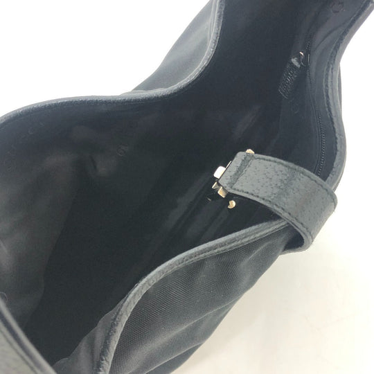 GUCCI Shoulder Bag 001�E3306 Nylon, Leather black Jackie Women Used Authentic
