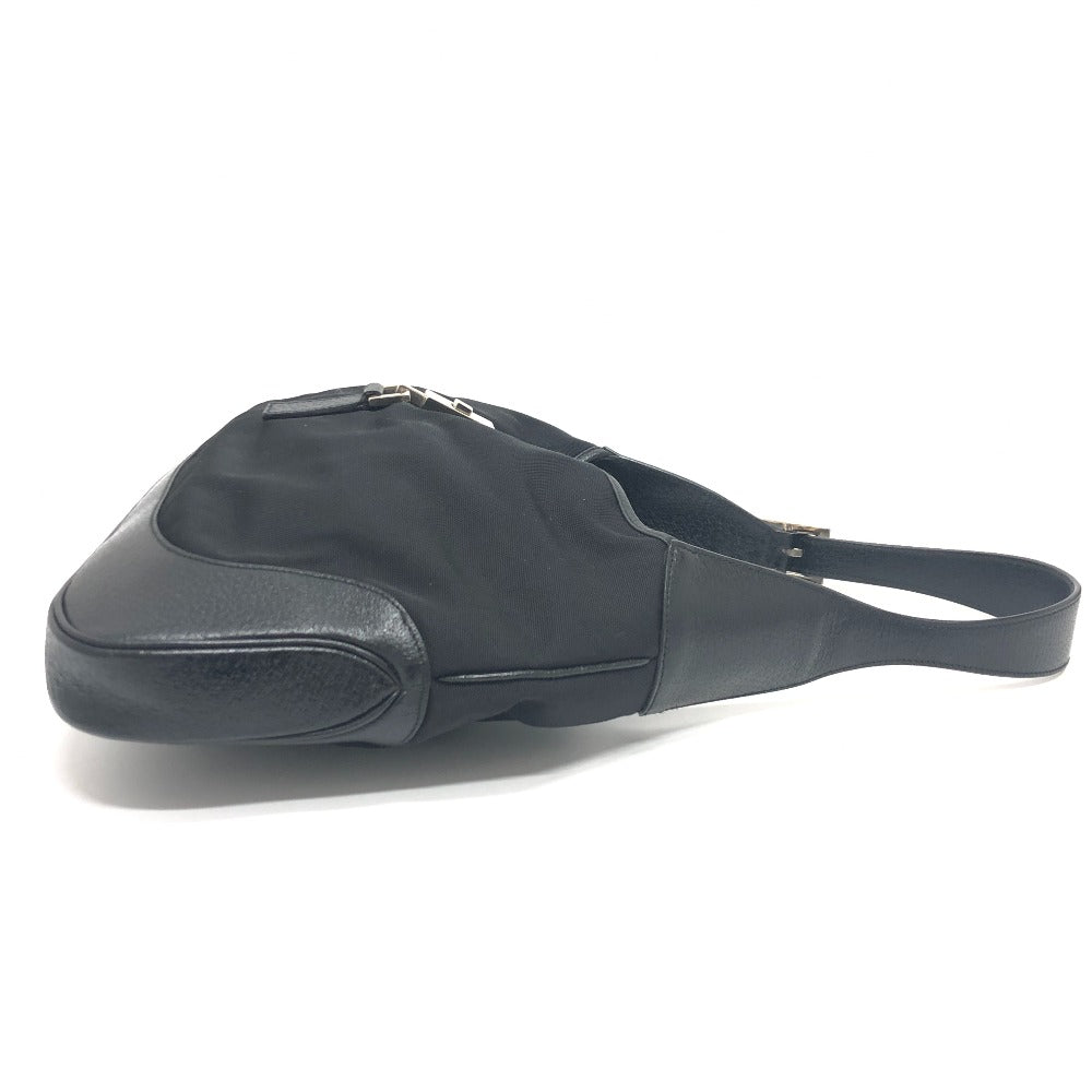 GUCCI Shoulder Bag 001�E3306 Nylon, Leather black Jackie Women Used Authentic