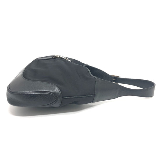 GUCCI Shoulder Bag 001�E3306 Nylon, Leather black Jackie Women Used Authentic