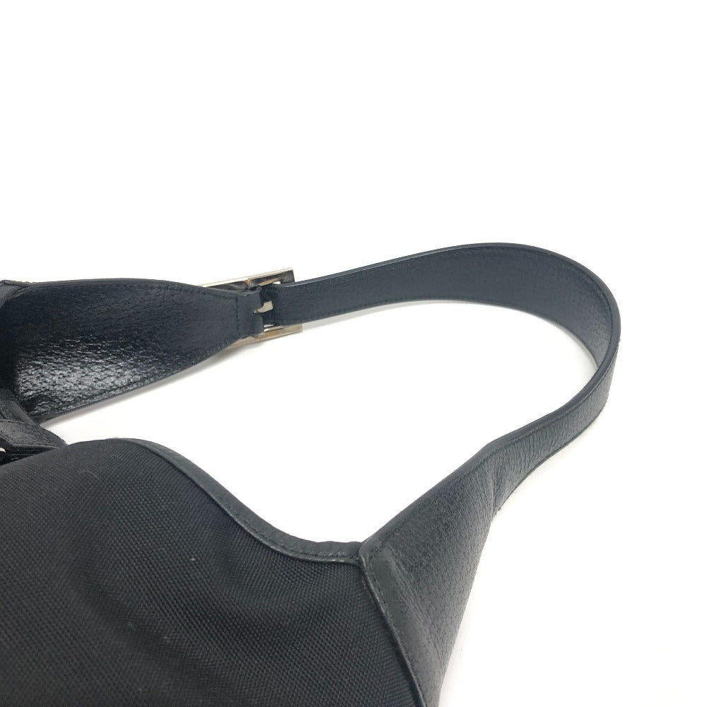 GUCCI Shoulder Bag 001�E3306 Nylon, Leather black Jackie Women Used Authentic