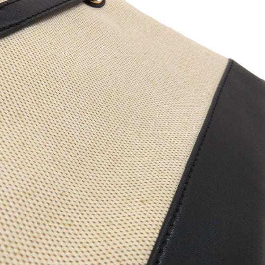 MICHAEL KORS Handbag canvas black 2WAY Women Used Authentic