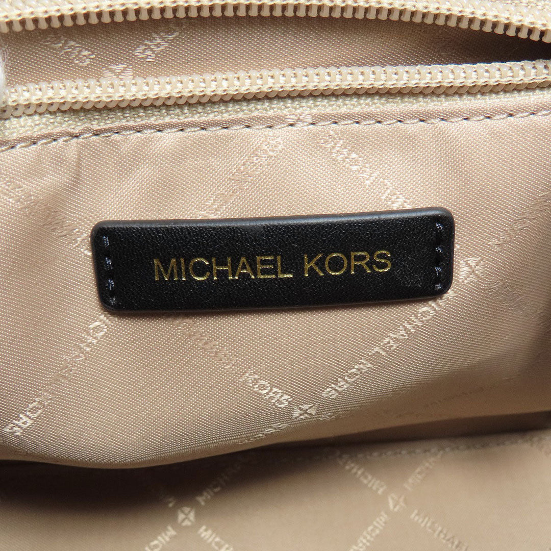 MICHAEL KORS Handbag canvas black 2WAY Women Used Authentic