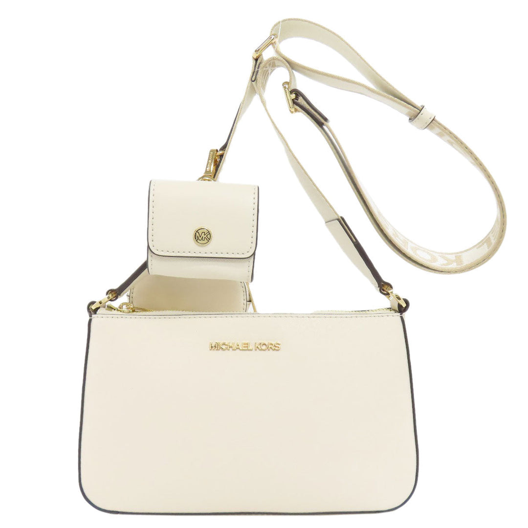 MICHAEL KORS Shoulder Bag leather white logo