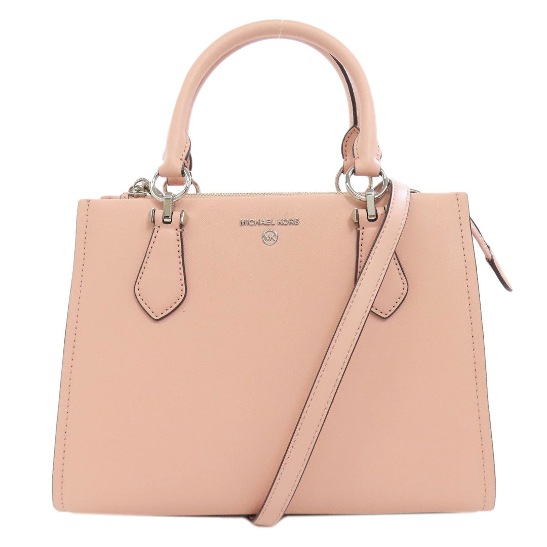MICHAEL KORS Handbag leather pink 2WAY Women Used Authentic
