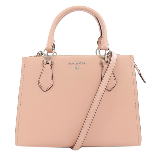 MICHAEL KORS Handbag leather pink 2WAY Women Used Authentic
