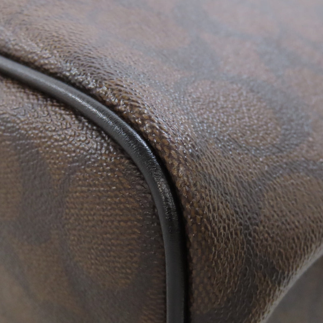 COACH Tote Bag F57842 PVC Brown Signature Women Used Authentic