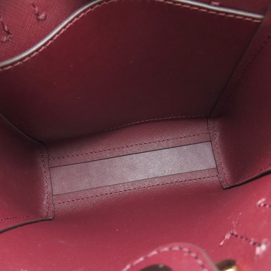 MICHAEL KORS Handbag leather Red VINCENT Crossbody with Card Case 2WAY Women Used Authentic