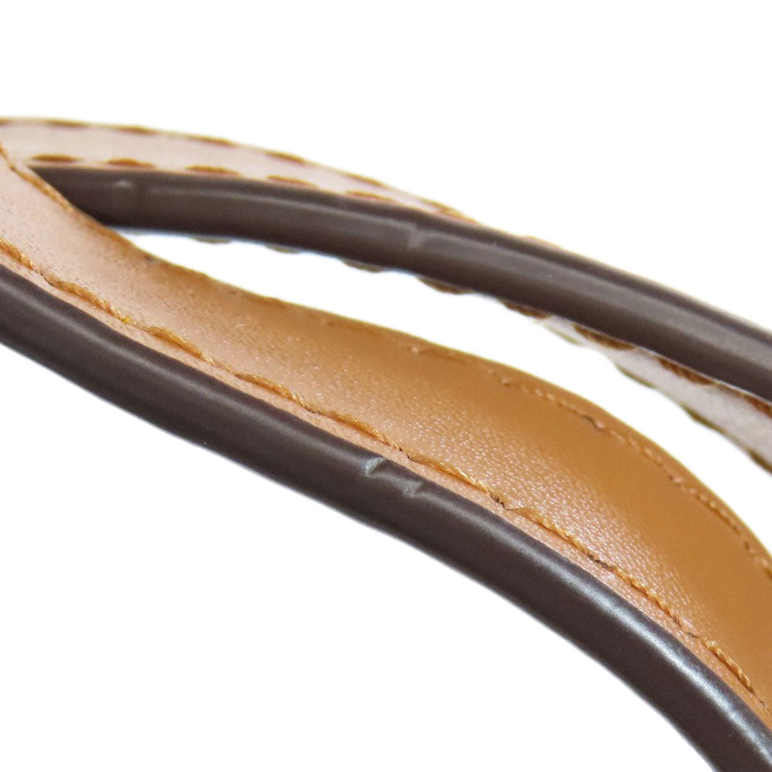 MICHAEL KORS Backpack PVC white MK signature Women Used Authentic