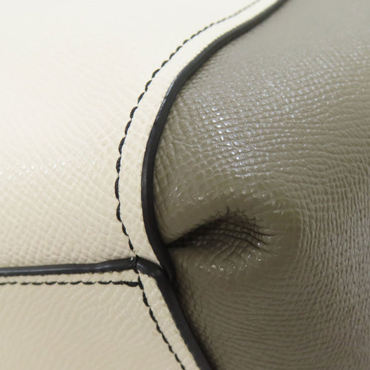 COACH Handbag F24549 leather black 2WAY Women Used Authentic