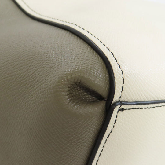 COACH Handbag F24549 leather black 2WAY Women Used Authentic