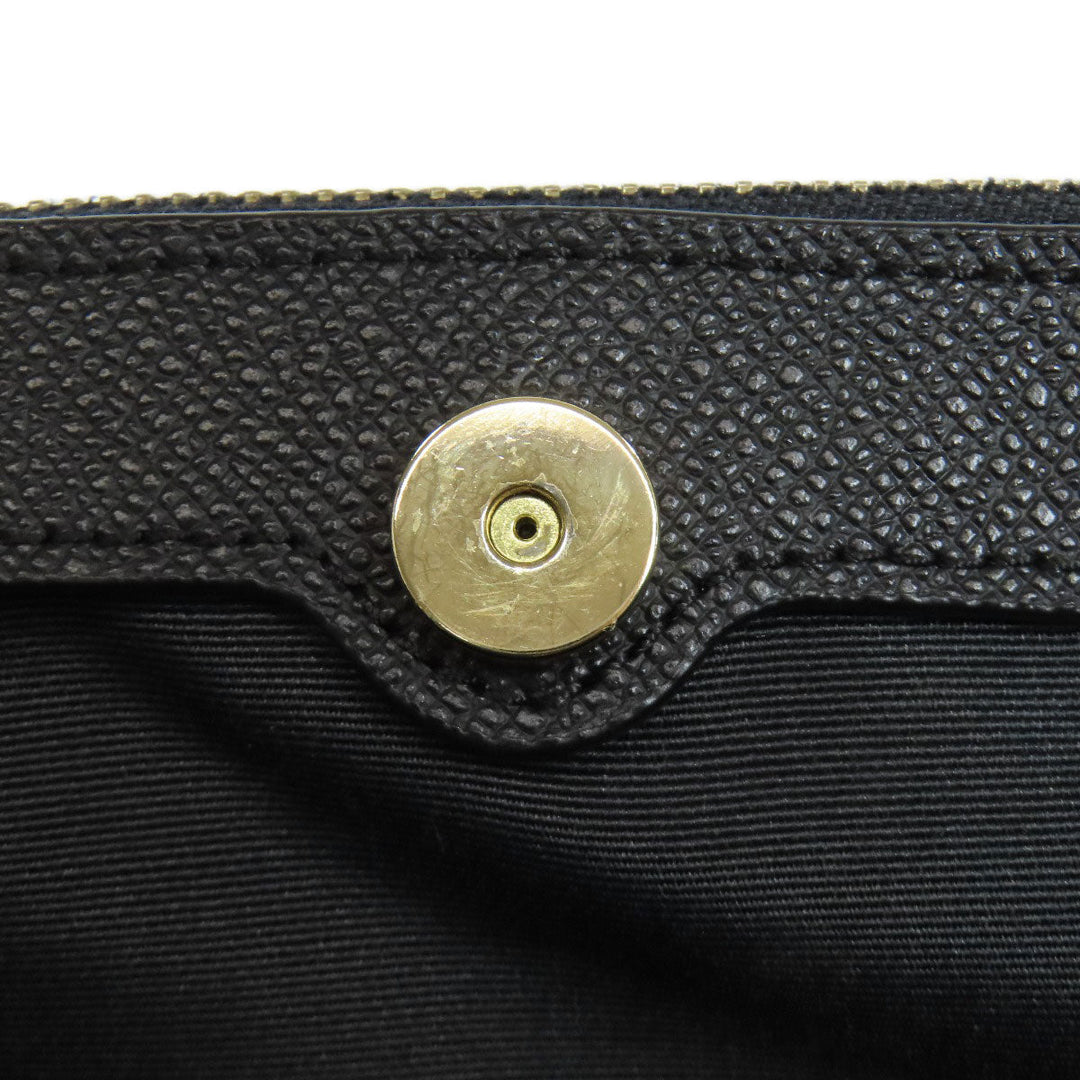 COACH Handbag F24549 leather black 2WAY Women Used Authentic