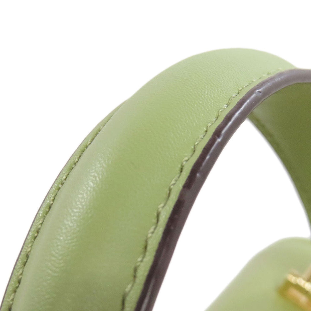 MICHAEL KORS Handbag PVC green logo Women Used Authentic