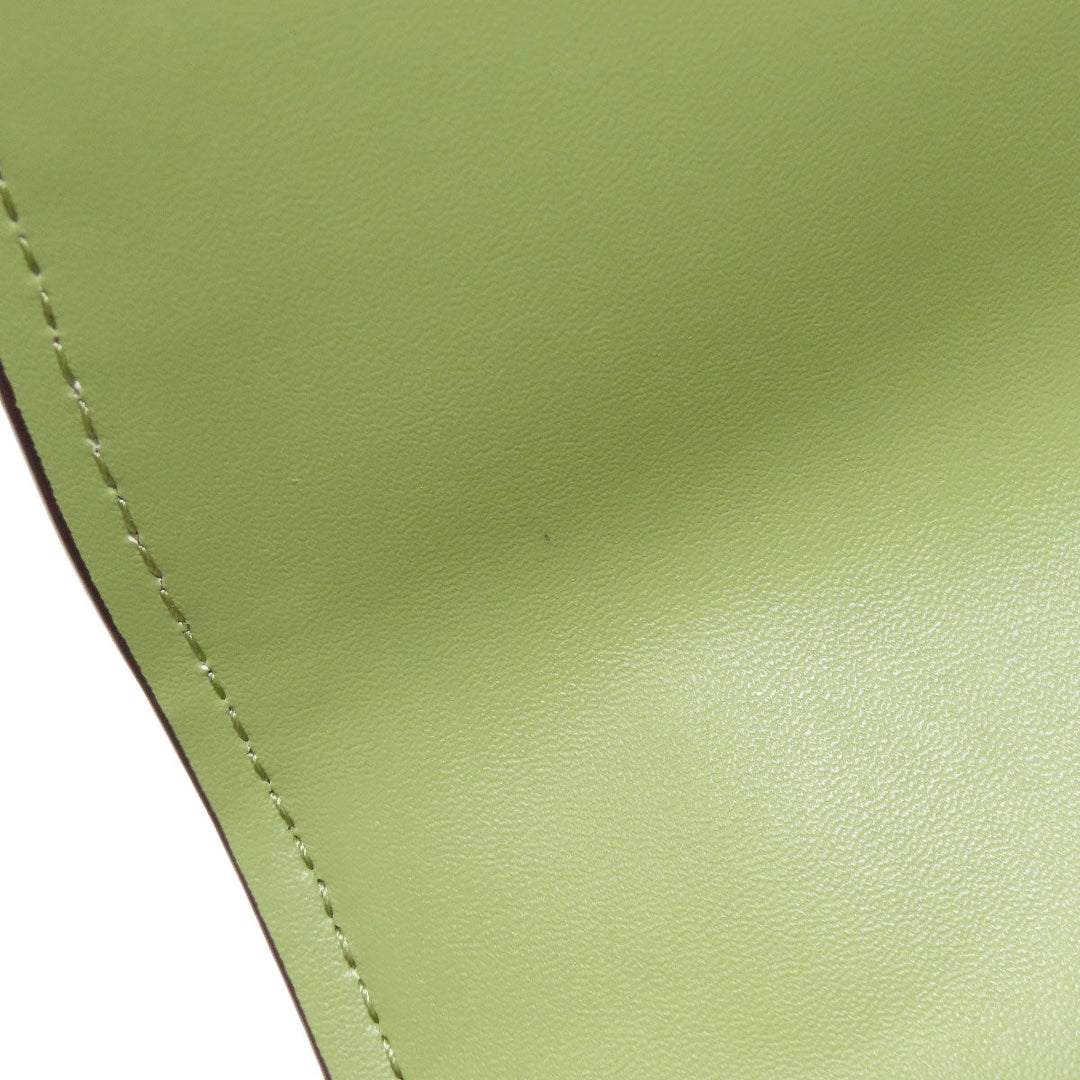 MICHAEL KORS Handbag PVC green logo Women Used Authentic