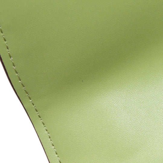 MICHAEL KORS Handbag PVC green logo Women Used Authentic