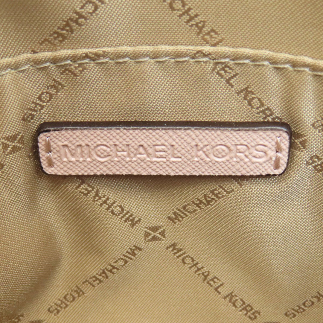 MICHAEL KORS Shoulder Bag 35F1GTVC6B PVC white MK signature
