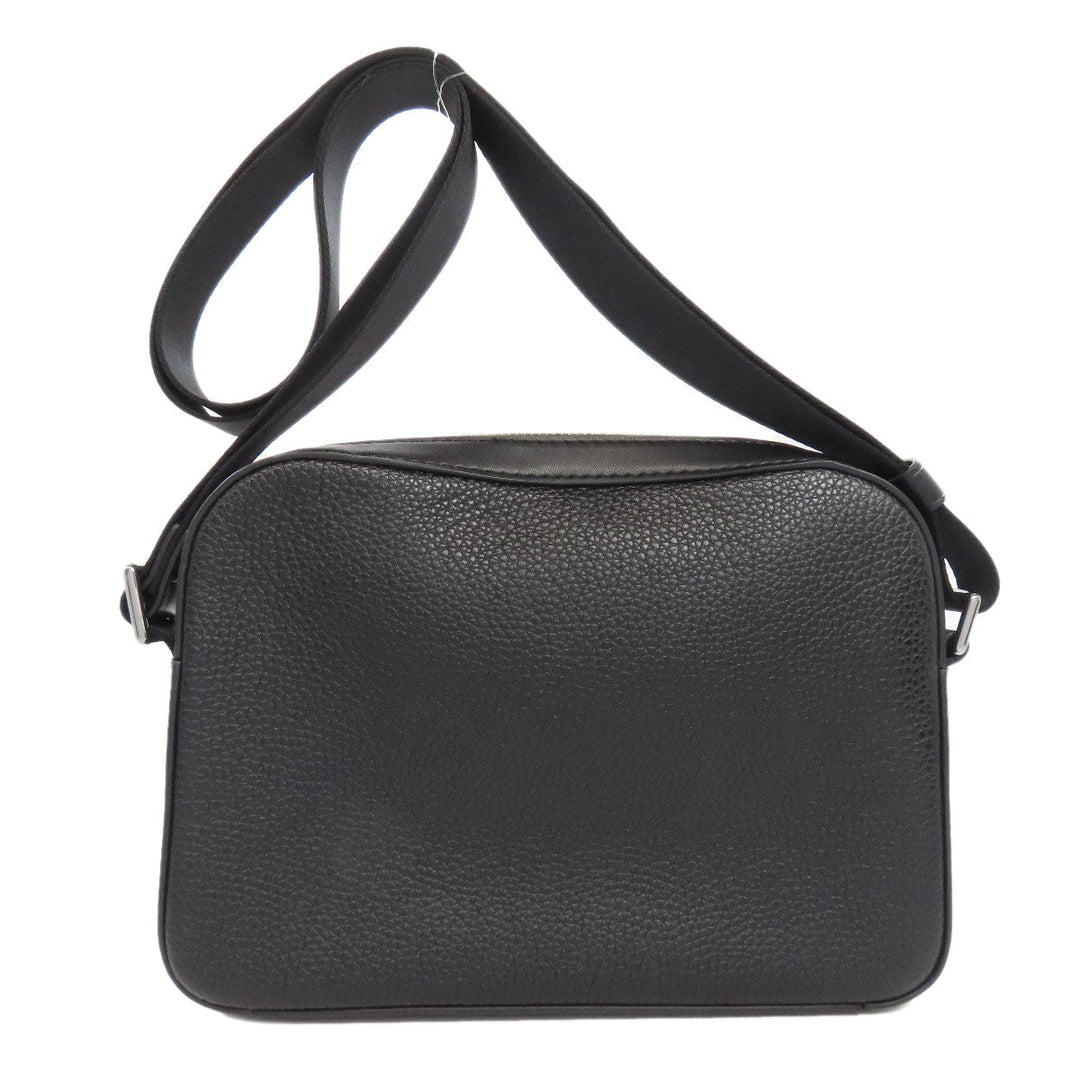 MICHAEL KORS Shoulder Bag leather black logo Women Used Authentic