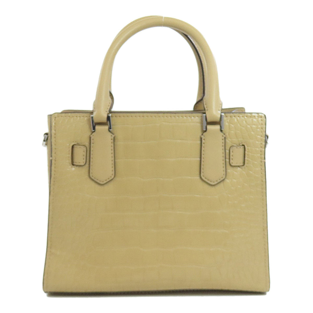MICHAEL KORS Handbag leather Brown Embossed 2WAY