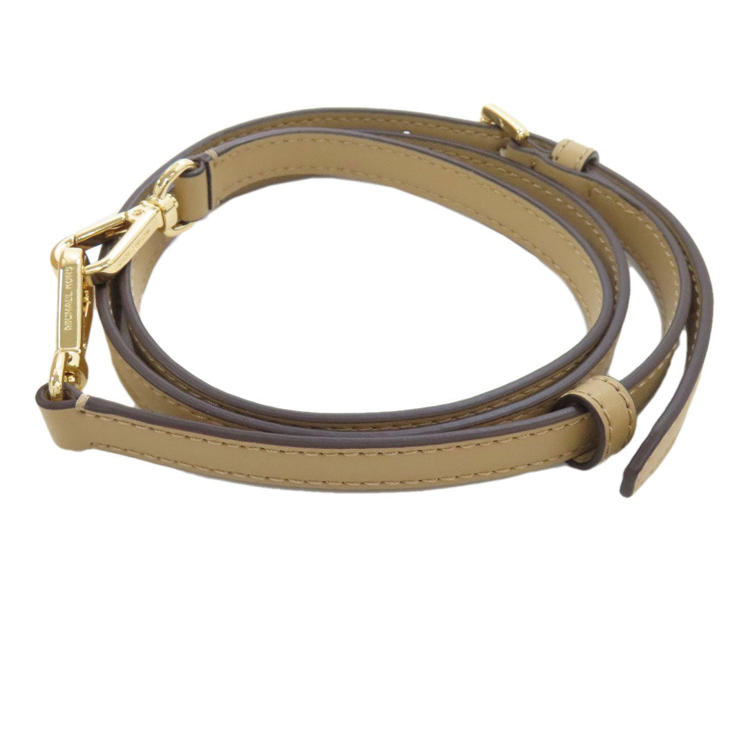 MICHAEL KORS Handbag leather beige 2WAY Women Used Authentic