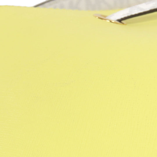 MICHAEL KORS Handbag leather yellow 2WAY Women Used Authentic
