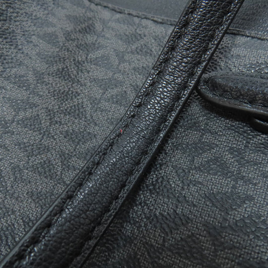 MICHAEL KORS Tote Bag PVC black MK signature