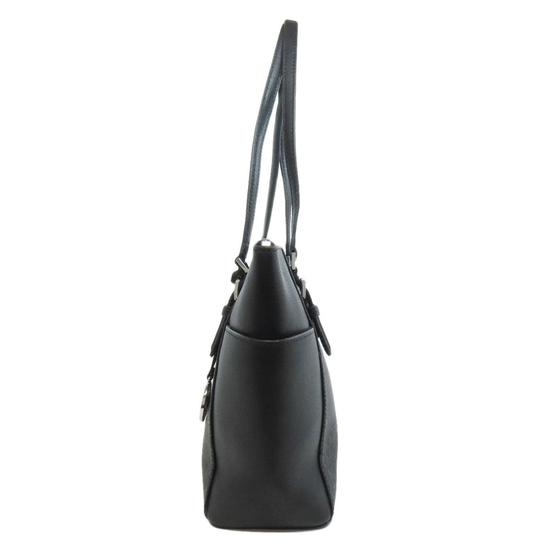 MICHAEL KORS Tote Bag PVC black MK signature