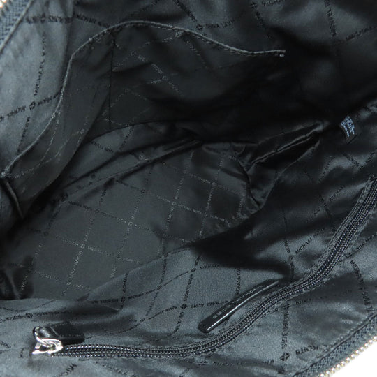 MICHAEL KORS Tote Bag PVC black MK signature