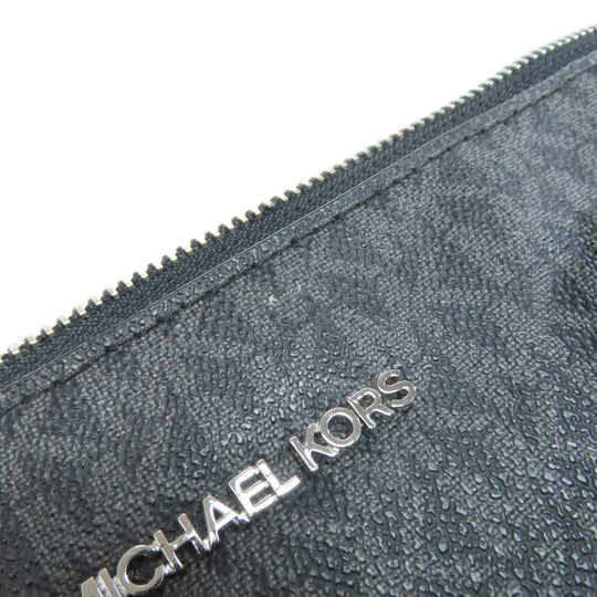 MICHAEL KORS Tote Bag PVC black MK signature