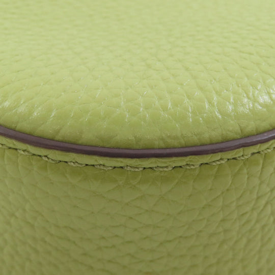MICHAEL KORS Shoulder Bag leather green logo Women Used Authentic