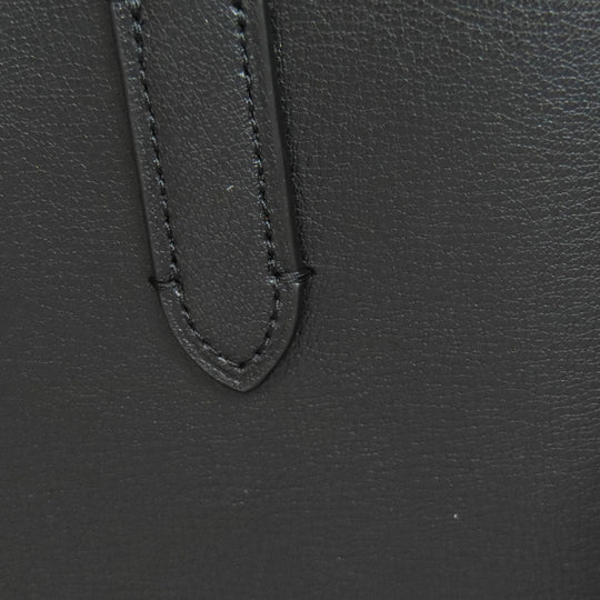 COACH Handbag F73277 leather black 2WAY Women Used Authentic