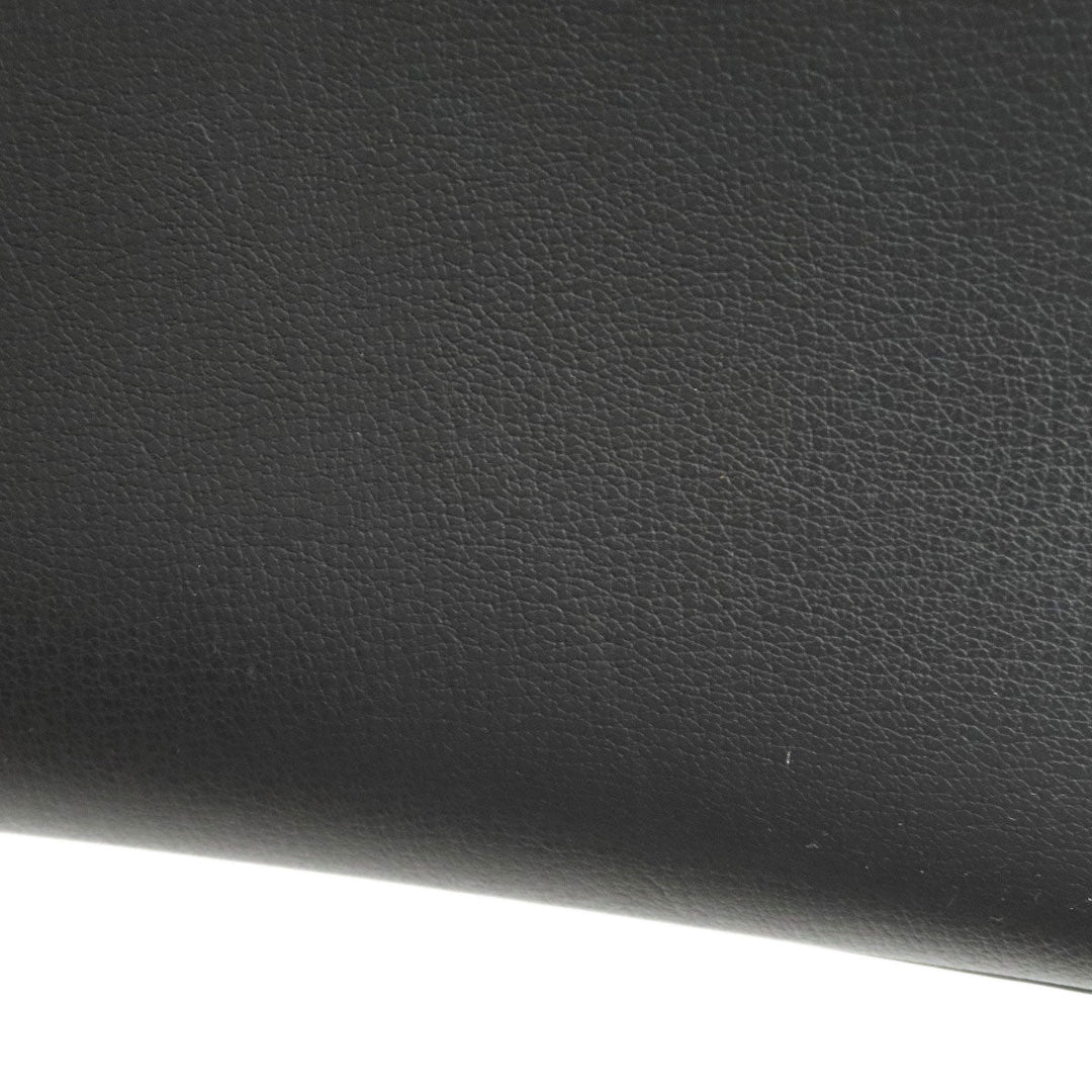 COACH Handbag F73277 leather black 2WAY Women Used Authentic