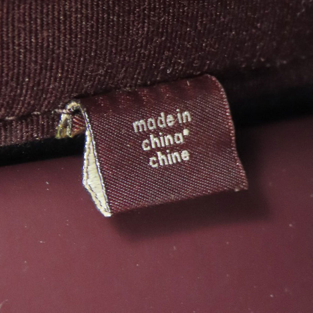 COACH Handbag F73277 leather black 2WAY Women Used Authentic