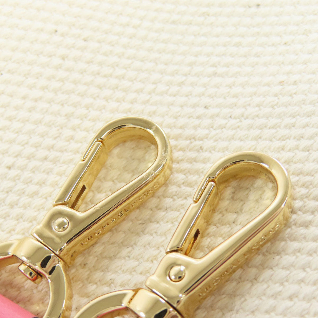 MICHAEL KORS Handbag canvas white 2WAY Women Used Authentic