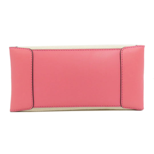 MICHAEL KORS Handbag canvas white 2WAY Women Used Authentic