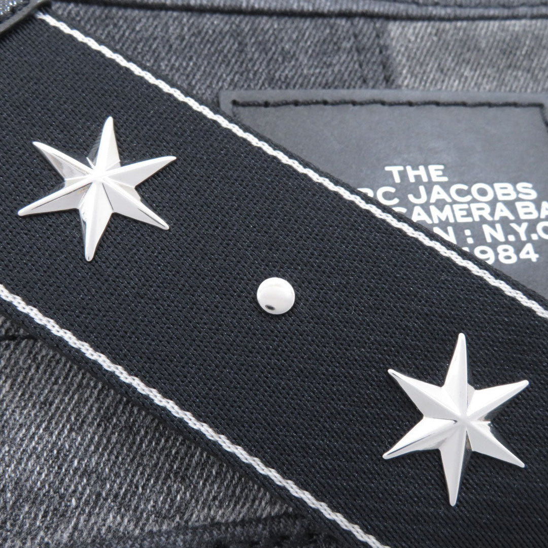 MARC JACOBS Shoulder Bag denim black the camera bag Women Used Authentic