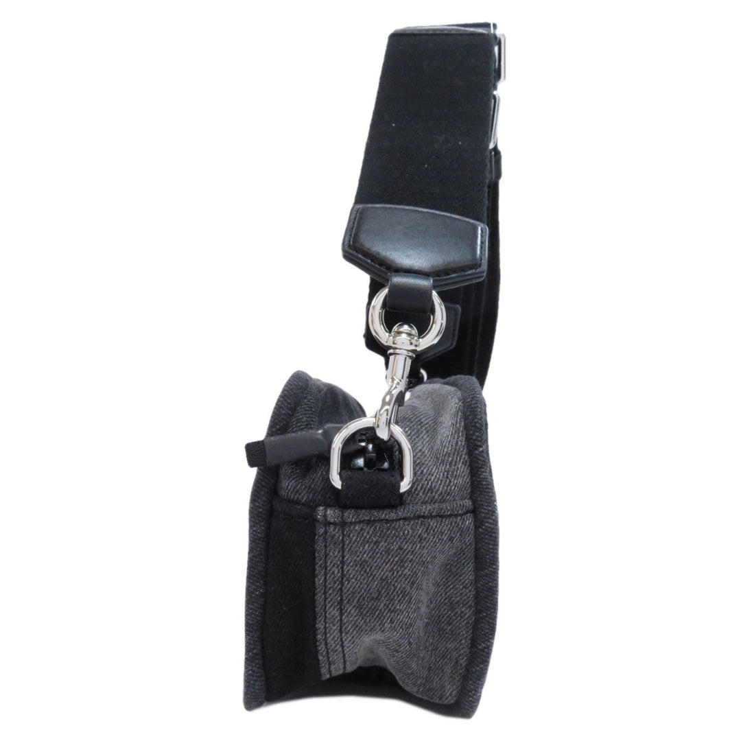 MARC JACOBS Shoulder Bag denim black the camera bag Women Used Authentic