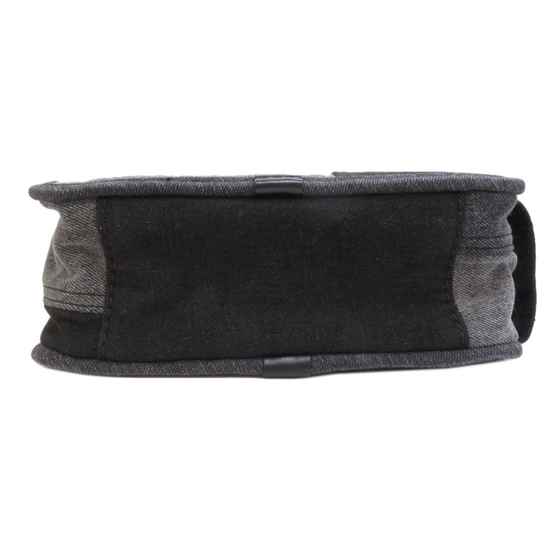 MARC JACOBS Shoulder Bag denim black the camera bag Women Used Authentic