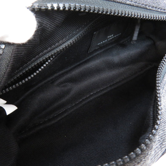 MARC JACOBS Shoulder Bag denim black the camera bag Women Used Authentic