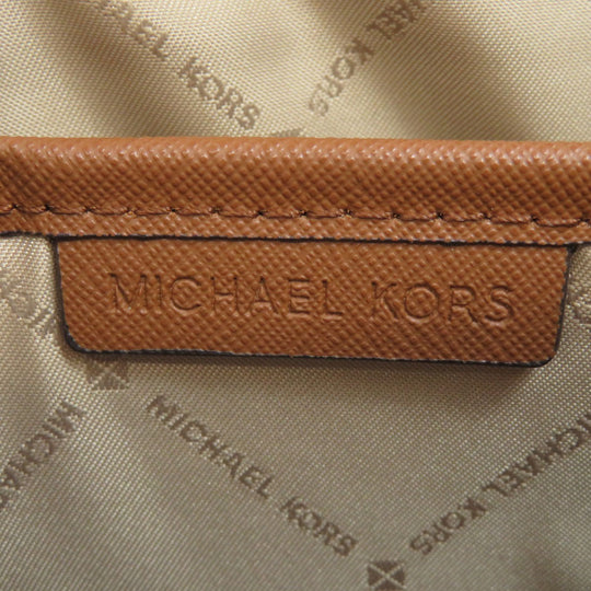 MICHAEL KORS Shoulder Bag PVC white MK signature Women Used Authentic