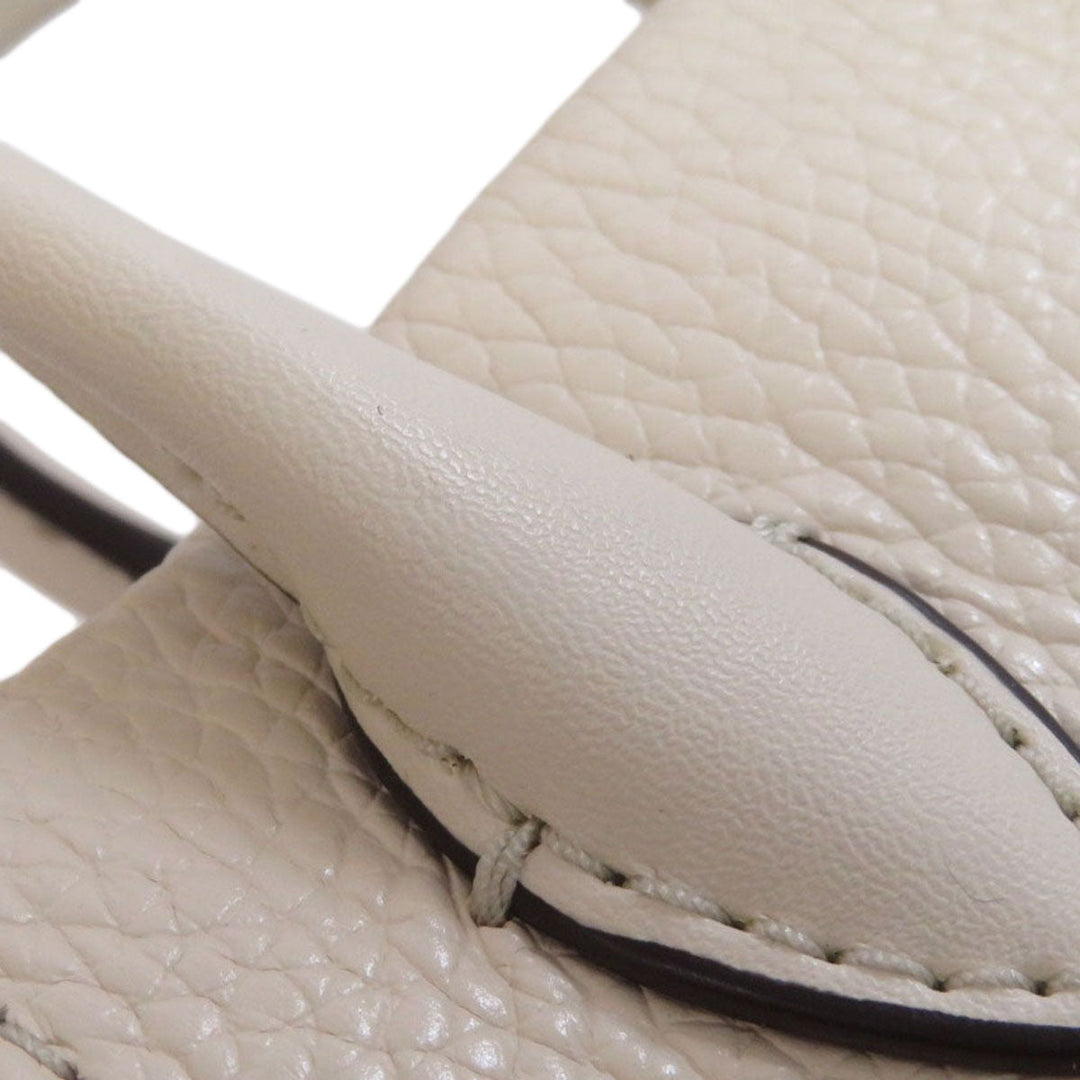 MICHAEL KORS Handbag leather white 2WAY Women Used Authentic