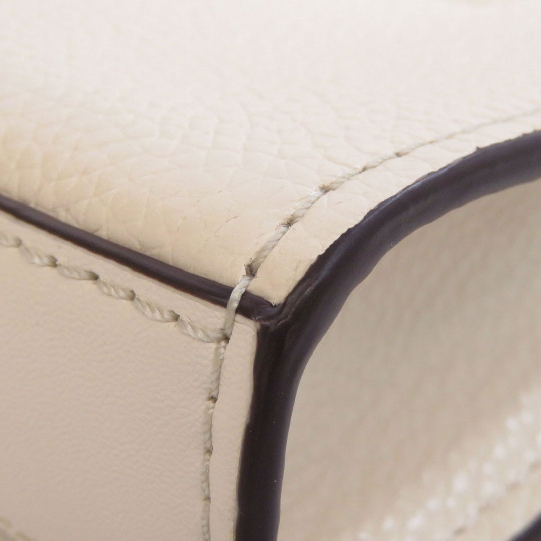 MICHAEL KORS Handbag leather white 2WAY Women Used Authentic
