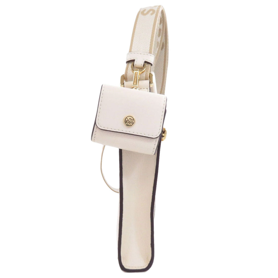 MICHAEL KORS Handbag leather white 2WAY Women Used Authentic