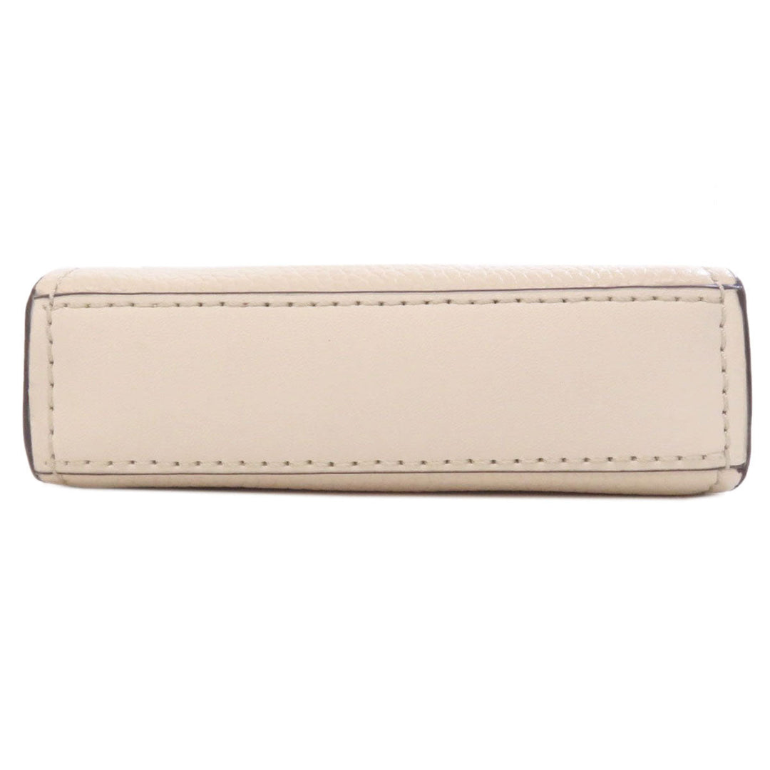 MICHAEL KORS Handbag leather white 2WAY Women Used Authentic