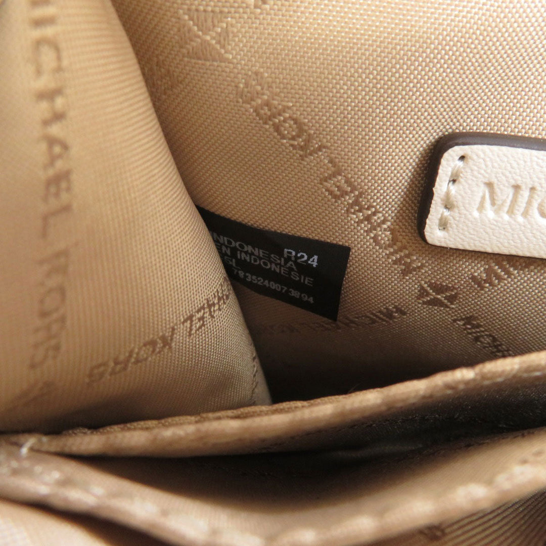 MICHAEL KORS Handbag leather white 2WAY Women Used Authentic