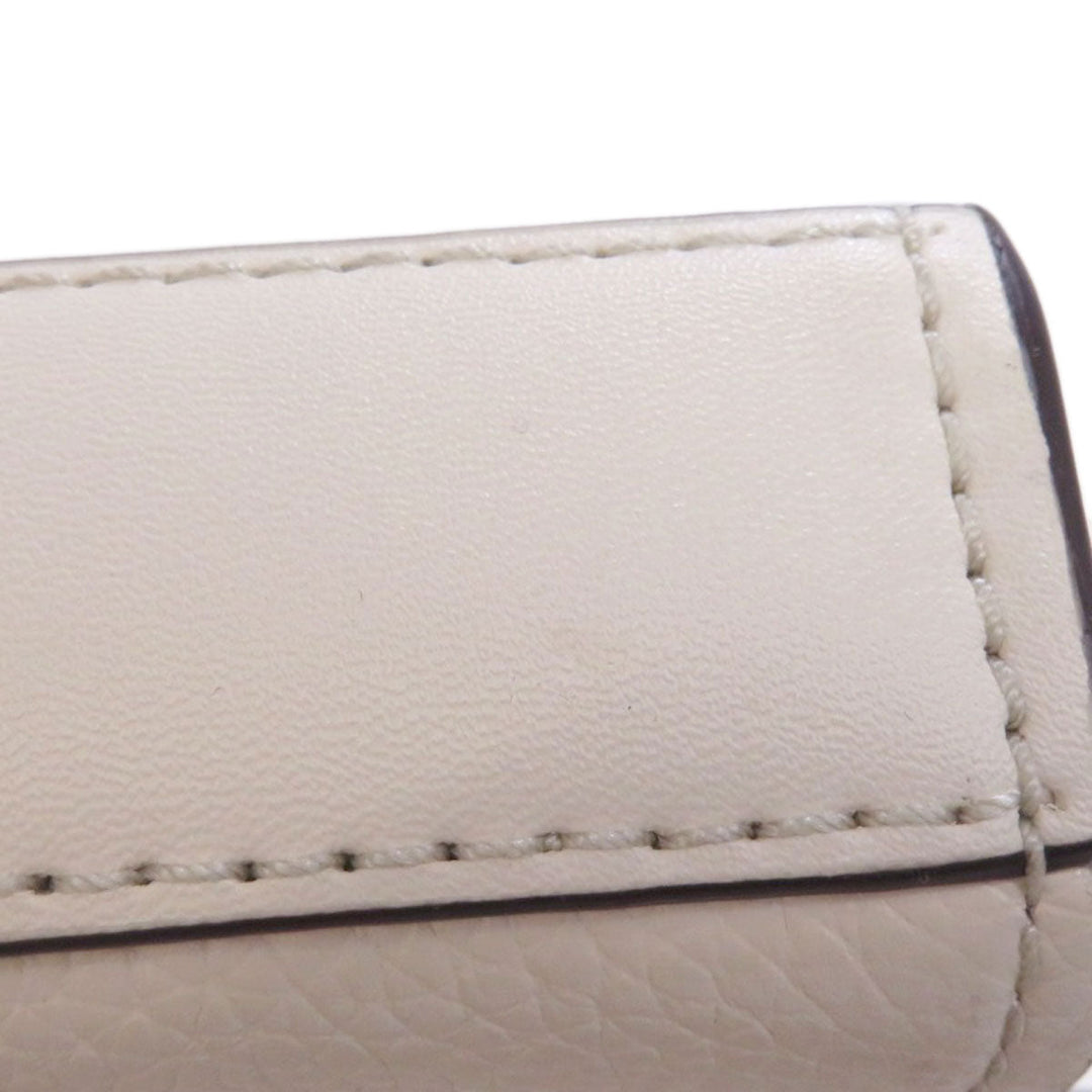 MICHAEL KORS Handbag leather white 2WAY Women Used Authentic