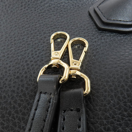 MICHAEL KORS Handbag leather black 2WAY Women Used Authentic